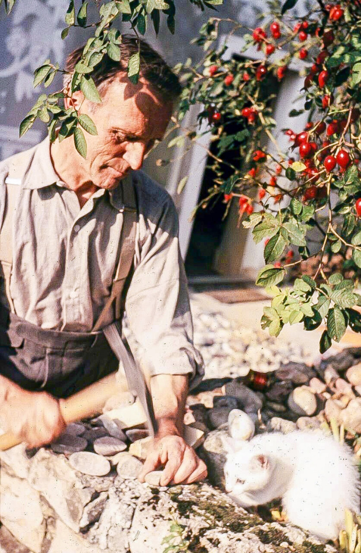 Walter Eglin bei der Arbeit.Bilder zvg