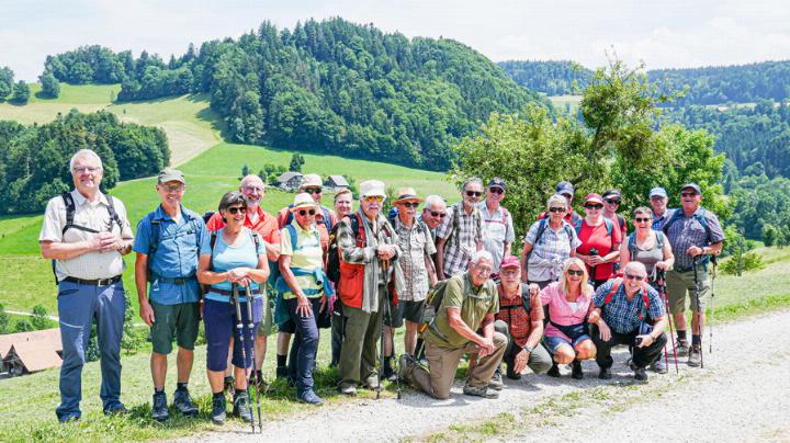 Die rund vierstündige Wanderung hat sich mehr als gelohnt. Bild Walter Mägerli