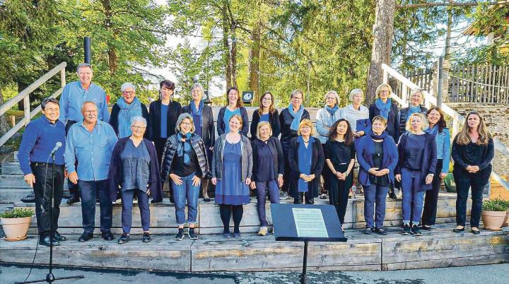 Der «Timeless Chor» im Weekend auf der Lenzerheide. Bild zvg