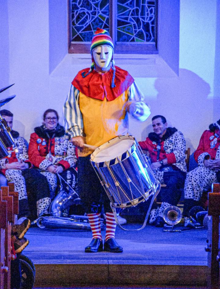 Fasnachtsklänge in der Kirche.
Bild zvg