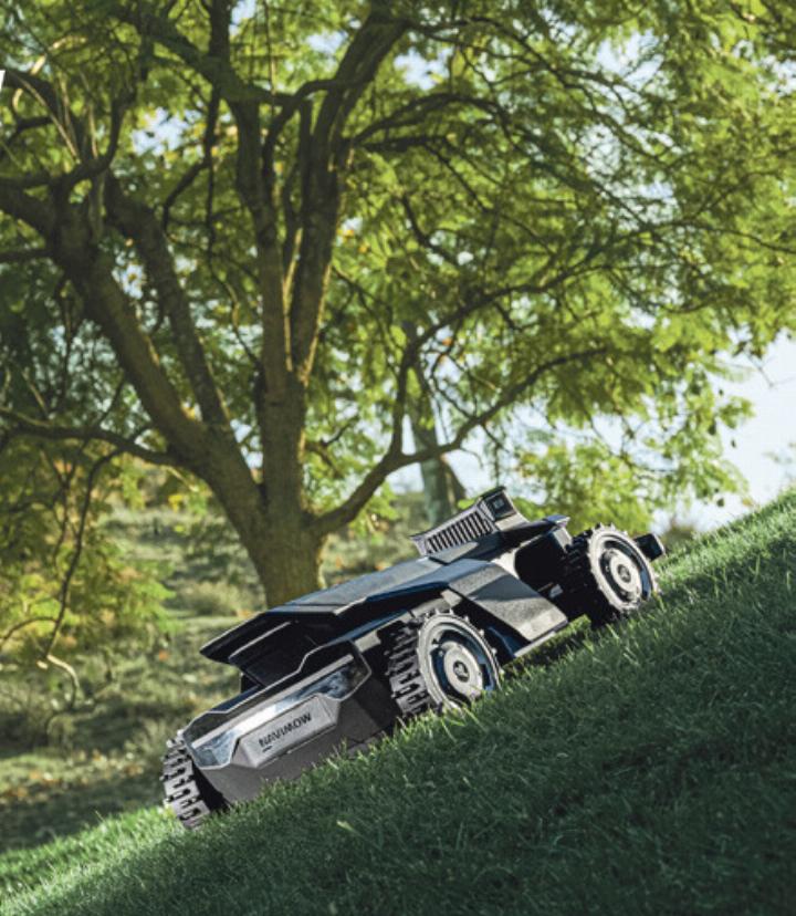 Der Navimow X4 meistert auch hügeliges Gelände problemlos. Bild zvg