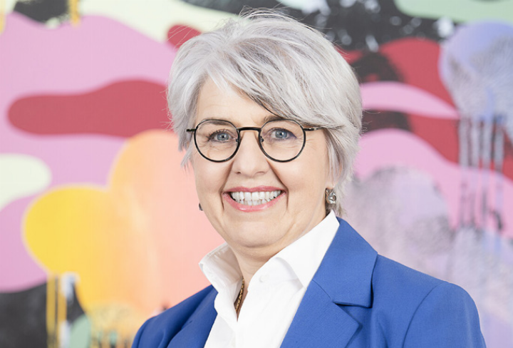 Tritt bereits zum dritten Mal öffentlich in Liestal auf: Innenministerin Elisabeth Baume- Schneider.
Bild zvg