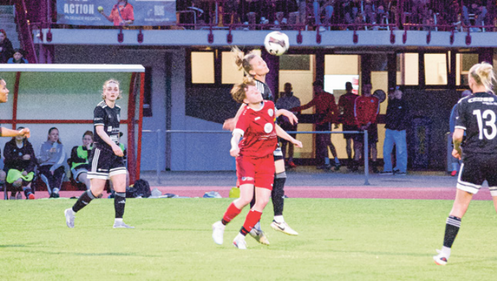 Kämferisch vermögen die Sissacherinnen 
lange mitzuhalten.
Bild Noah Gehrig