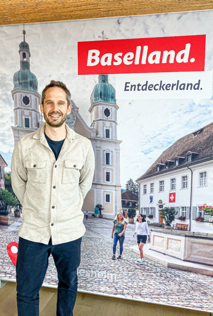 «Mehr als die Hälfte unserer Hotelgäste kommen aus der Schweiz», sagt Michael Kumli, Geschäftsführer von Baselland Tourismus. Bild Jane Bures