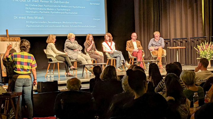 Corinne Schreyvogel, Reto Misteli, Simona Wendelspiess, Claudia Tapparelli, Reiner Dahlbender und Beat Richiger (von links). Bild zvg / Dario Rigo