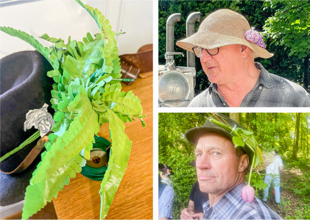 Beim Kopf- oder Hutschmuck von Niggi Bärtschi (links), Isaac Reber (rechts oben) und Martin Hasler (rechts unten) verschlägt es Puristen die Sprache. Beim Kopf- oder Hutschmuck von Niggi Bärtschi (links), Isaac Reber (rechts oben) und Martin Hasler (rechts unten) verschlägt es Puristen die Sprache.