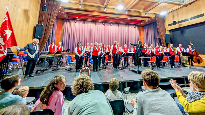 Fünf intensive Monate lang probte der Musikverein Sissach, um bei seinem Auftritt am «Eidgenössischen» die Jury zu überzeugen. Bild Tim Lüthy / MV Sissach