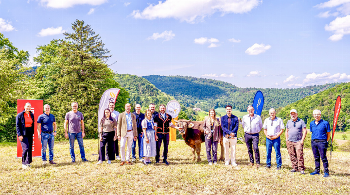 Der Apéro fand auf dem Hof Lungern in Eptingen statt.
Bild zvg