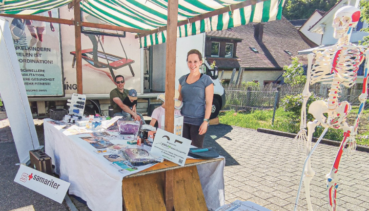 Wie man fi t bleibt, erfuhr man beim «Chraftchäller». Bilder zvg