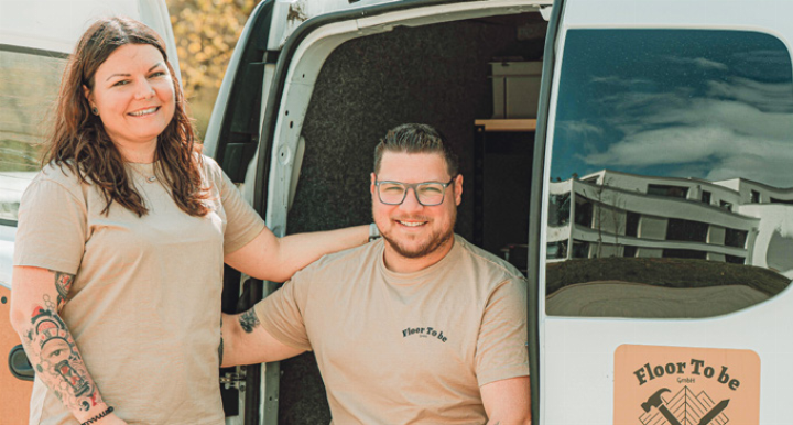 Die jungen Geschäftsführenden Svenja Pichler und Tobias Langlotz.
Bild zvg