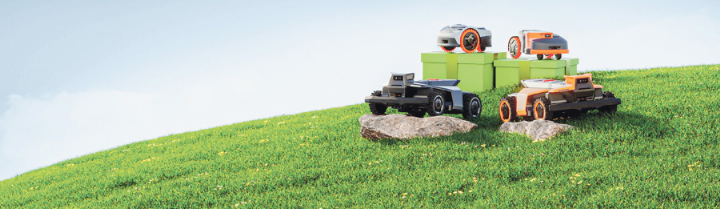 Der Navimow meistert anspruchsvolle Gelände, an denen andere Mähroboter scheitern. Bild zvg