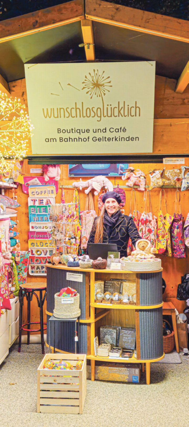 «wunschlosglücklich» hat an der Herbstmesse einen Stand. Bild zvg