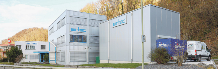 2018 eröffnete die Airtec AG das praktische Mietcenter für Fachleute und Privatpersonen. Bild zvg