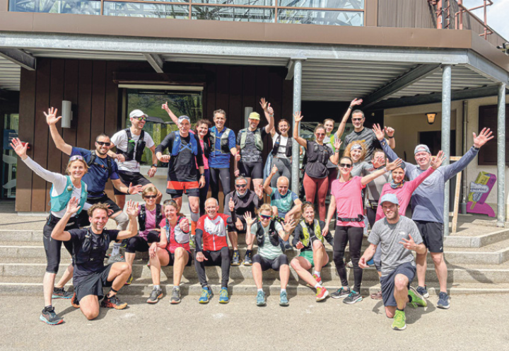 Die Teilnehmerinnen und Teilnehmer genossen den ersten «Trailrunning Day Wasserfallen».
Bild zvg