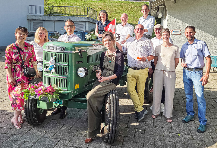 Unsere Regierungsratsmitglieder posieren für ein Foto. Bild zvg