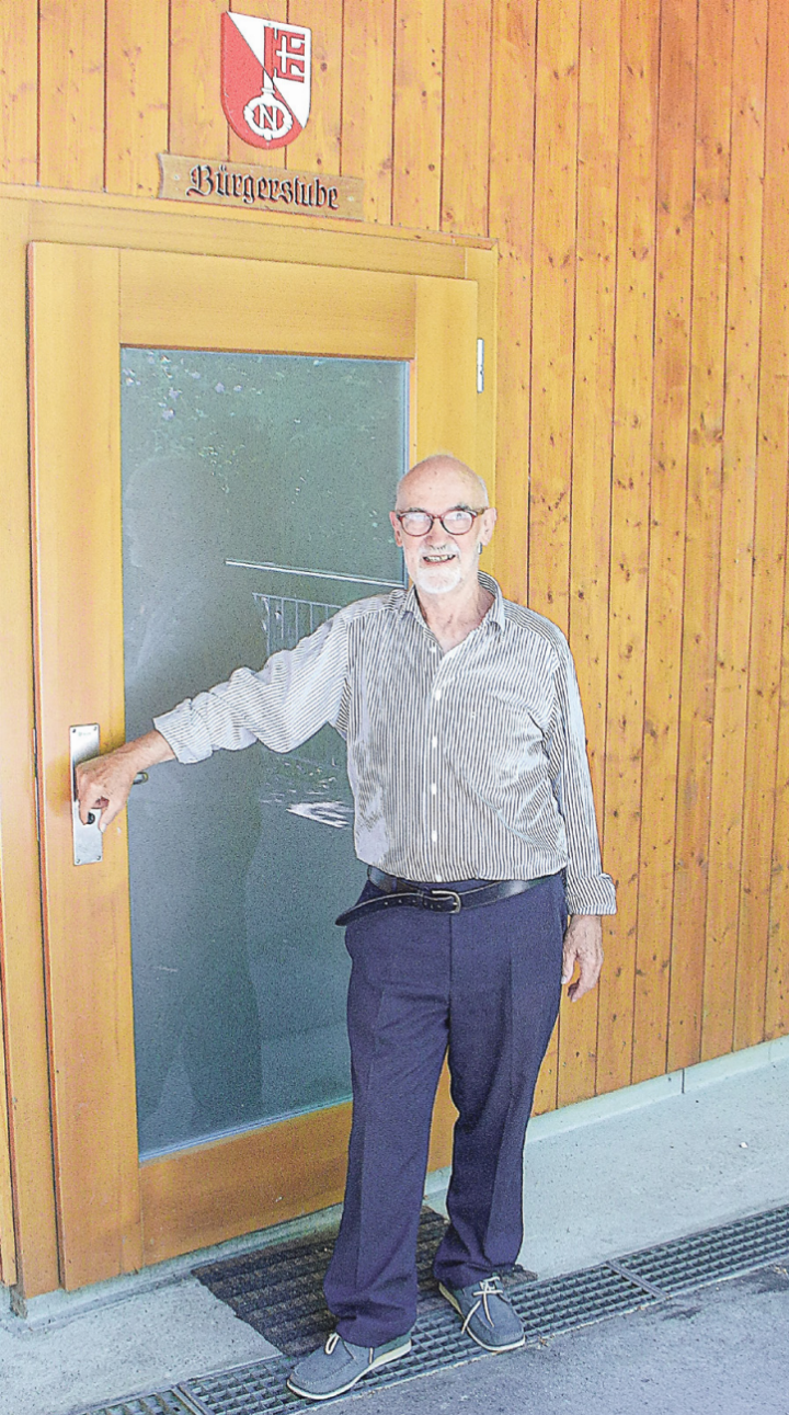 Während der Pandemiezeit fanden die Verhandlungen in der Bürgerstube am Rand des Dorfs statt. Bild Elmar Gächter Während der Pandemiezeit fanden die Verhandlungen in der Bürgerstube am Rand des Dorfs statt. Bild Elmar Gächter