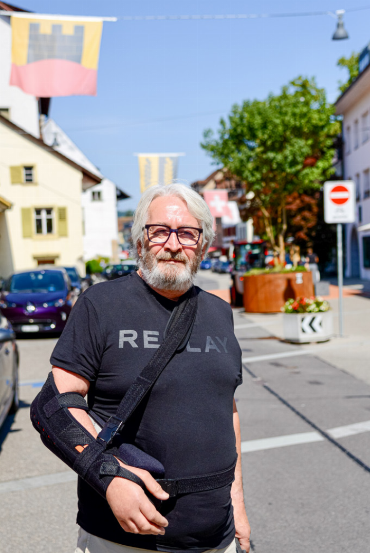 Marktchef Mario Gratzer konnte für den Sissacher Sommermarkt aus mehr als 150 Interessenten 102 Teilnehmende aussuchen.Bild ch. Marktchef Mario Gratzer konnte für den Sissacher Sommermarkt aus mehr als 150 Interessenten 102 Teilnehmende aussuchen.Bild ch.