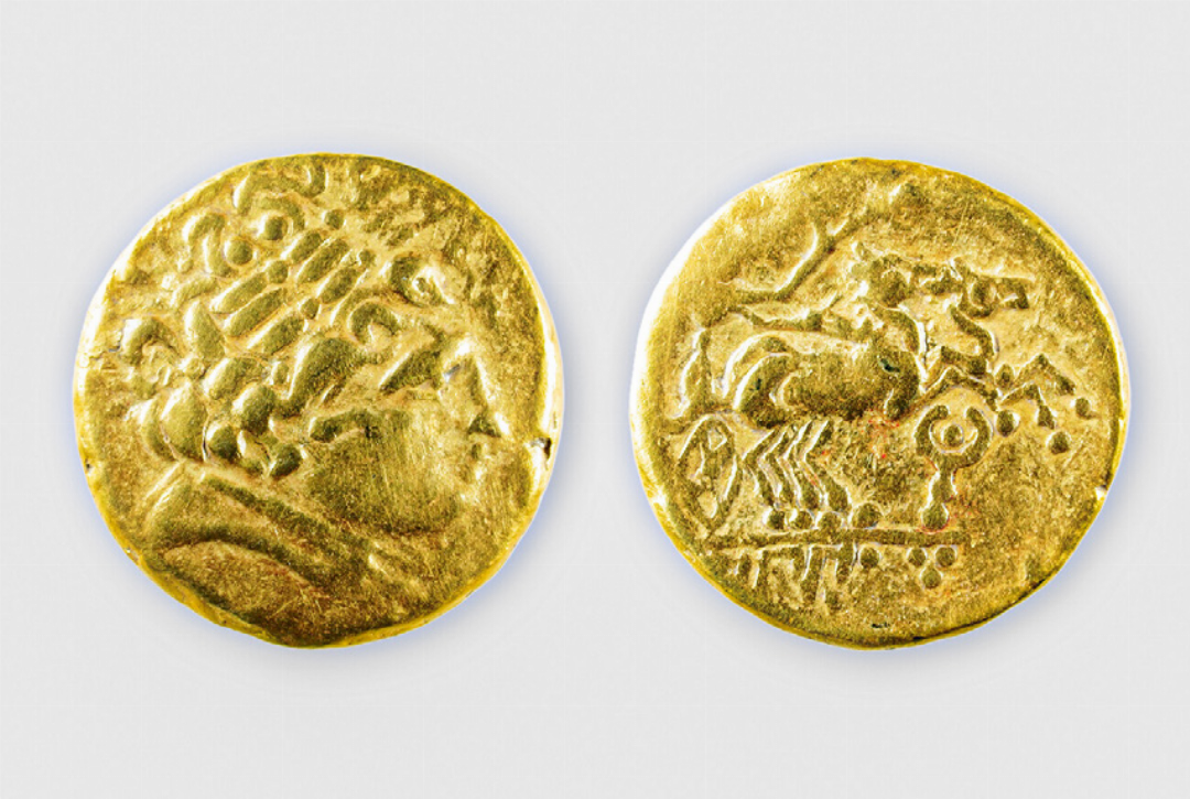 Ein wichtiger Fund von Freiwilligen: Goldmünzen aus Arisdorf. Bild zvg Ein wichtiger Fund von Freiwilligen: Goldmünzen aus Arisdorf. Bild zvg