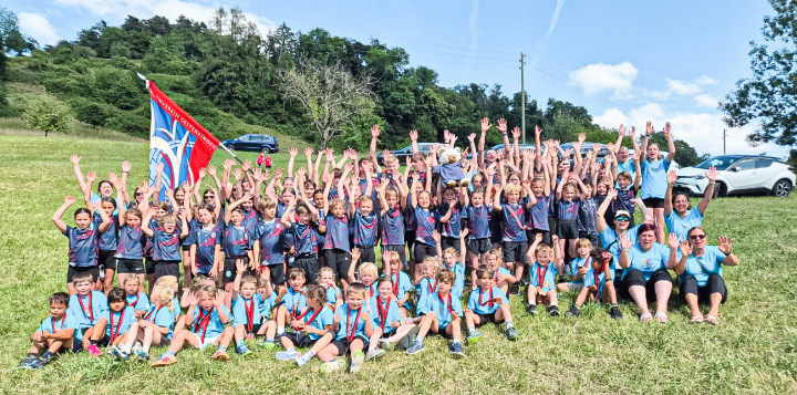 Gruppenbild des TV-Gelterkinden-Nachwuchses. Bild zvg