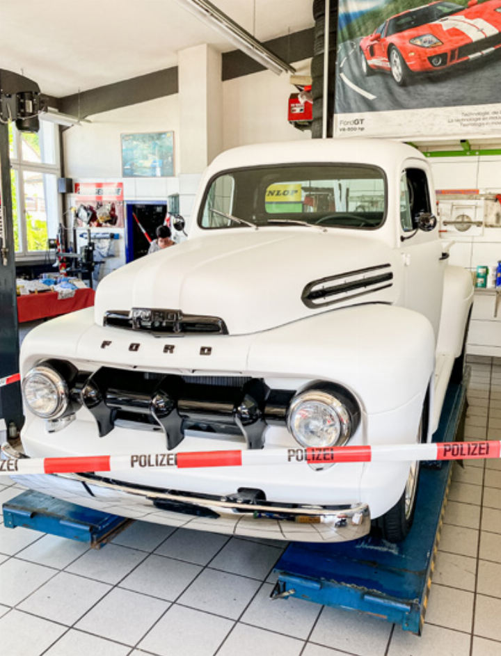 Dieser Ford F 1 wurde in Niederdorf für einen Kunden aufbereitet.