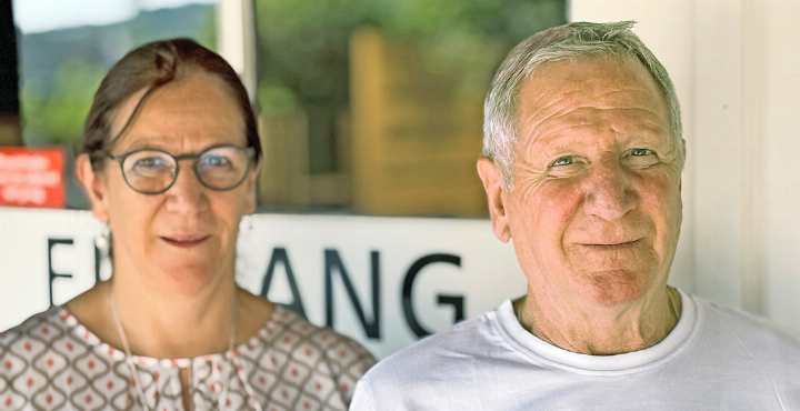 Therese Häfelfinger-Grieder und Werner Grieder blicken dankbar auf eine erfolg reiche Geschäftstätigkeit zurück. Bild zvg