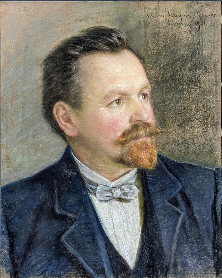 Jakob Wagner, porträtiert von seiner Frau Clara Wagner-Grosch. Bilder zvg Jakob Wagner, porträtiert von seiner Frau Clara Wagner-Grosch. Bilder zvg