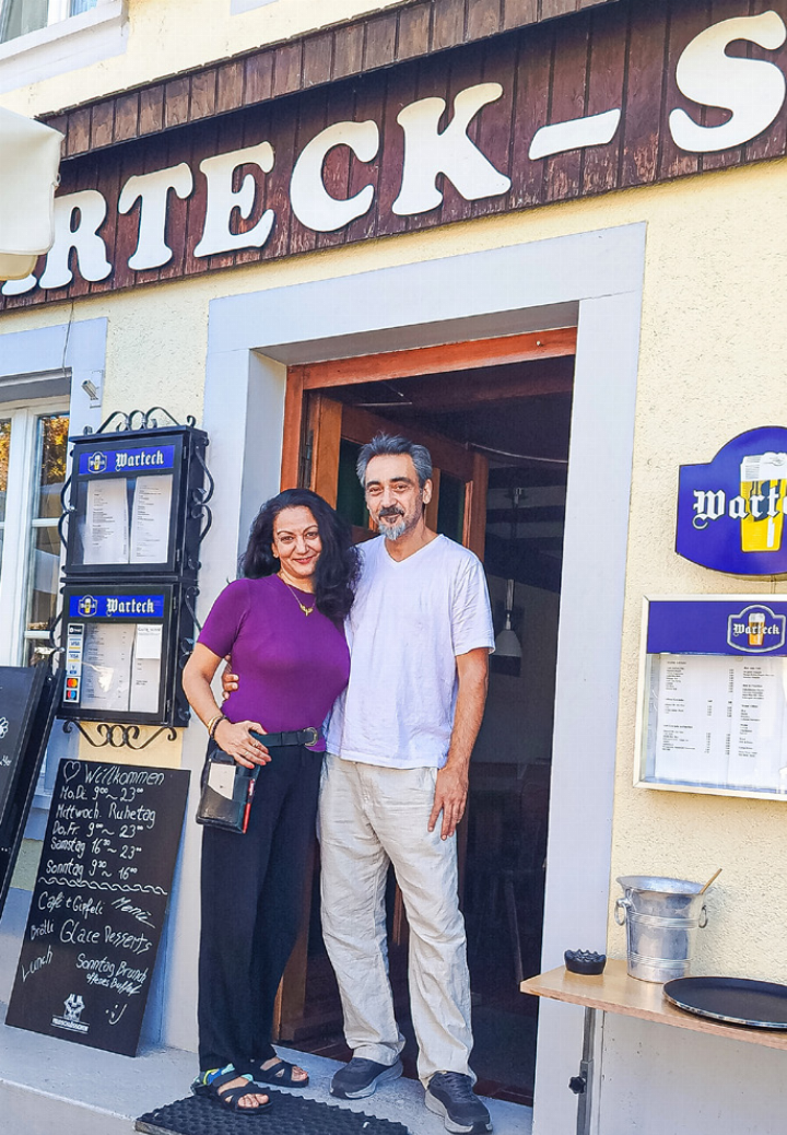 Gül und Murat Kutlutürk hatten hitzebedingt keinen einfachen Start – trotzdem ist er geglückt.
Bild Sander van Riemsdijk