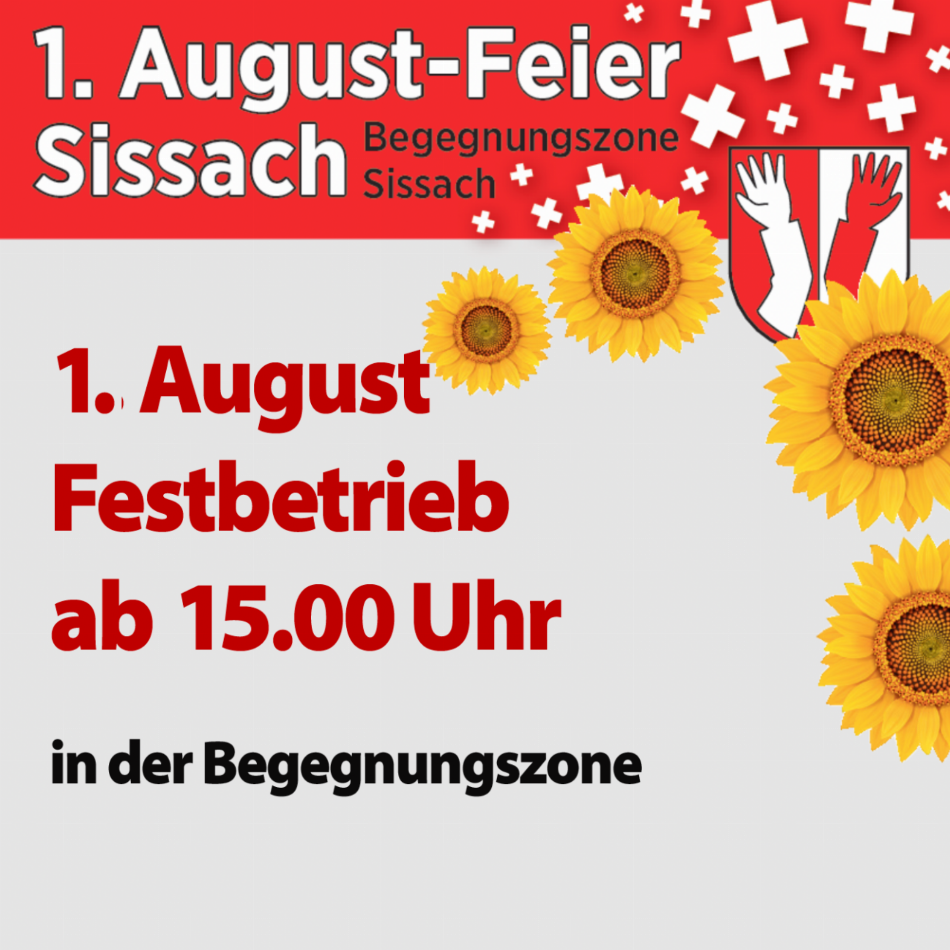 Korrektur: Bundesfeier in Sissach findet am 1. August statt - Das Bild wird blockiert. – Möglicherweise durch einen aktiven Adblocker.
