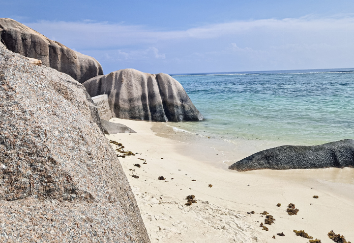 Anse Source d’Argent ist einer der meistfotografierten Strände der Welt. Anse Source d’Argent ist einer der meistfotografierten Strände der Welt.