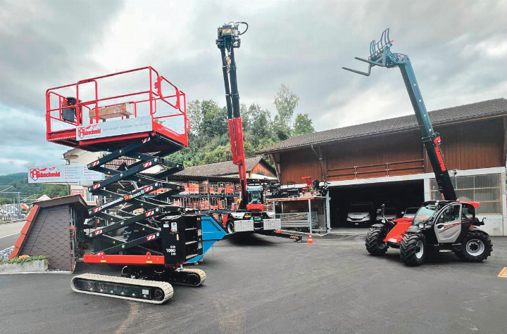 Die Hubschmid GmbH verfügt für das vielseitige Einsatzgebiet über einen umfangreichen Fahrzeugpark. Bilder zvg Die Hubschmid GmbH verfügt für das vielseitige Einsatzgebiet über einen umfangreichen Fahrzeugpark. Bilder zvg
