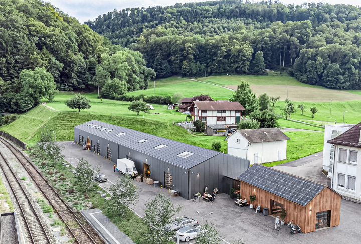 Visualisierung des geplanten «Gewerbezentrum Homburg» gegenüber dem Bahnhof.
Bild zvg Visualisierung des geplanten «Gewerbezentrum Homburg» gegenüber dem Bahnhof.
Bild zvg