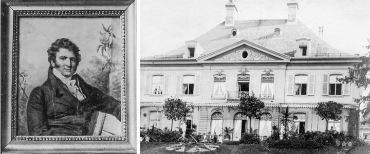 Hans Rudolf Ryhiner erwarb 1817 das Schloss Ebenrain in Sissach. Die Hausansicht stammt aus dem Jahr 1889.Bilder zvg / Universität Basel, Archiv Heinz Spinnler Hans Rudolf Ryhiner erwarb 1817 das Schloss Ebenrain in Sissach. Die Hausansicht stammt aus dem Jahr 1889.Bilder zvg / Universität Basel, Archiv Heinz Spinnler