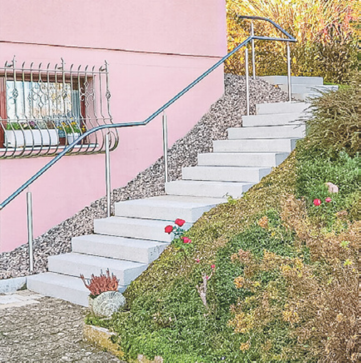 Moderne Handläufe sind mehr als nur eine Ergänzung zur Treppe. Bild zvg Moderne Handläufe sind mehr als nur eine Ergänzung zur Treppe. Bild zvg