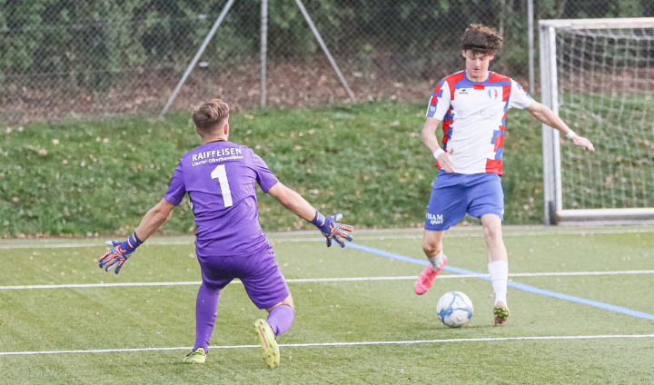 Nico Geneto macht mit seinen Toren zum 2:0 und 3:0 alles klar.
Bild Archiv vs