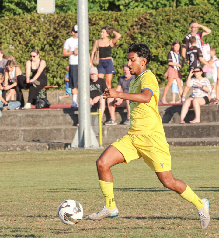 Atushan Thavaratnam sollte eigentlich geschont werden, musste nach einer guten halben Stunde im Basler Cup aber dennoch ran.
BIld Archiv vs
