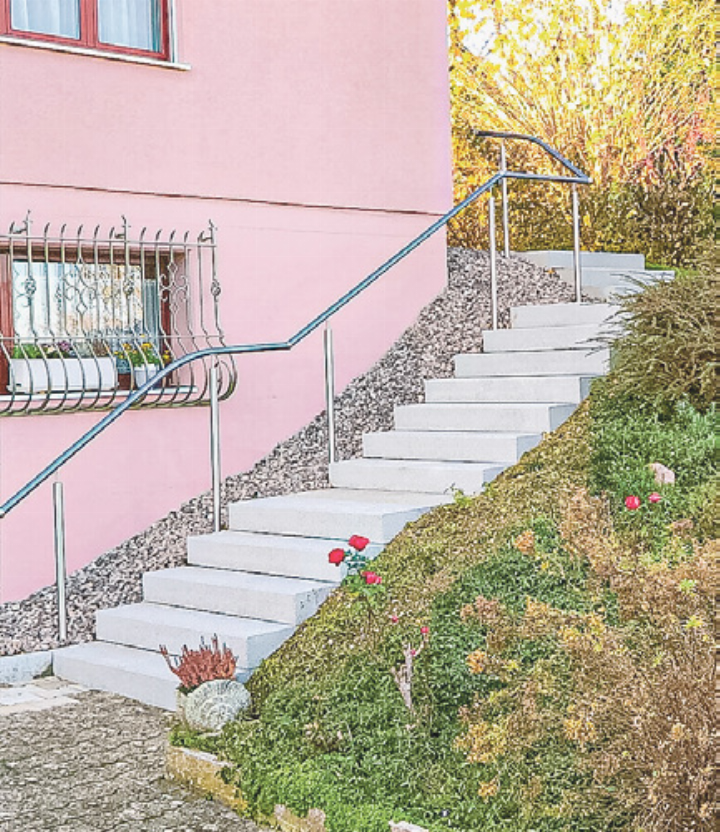 Moderne Handläufe sind mehr als nur eine Ergänzung zur Treppe. Bild zvg