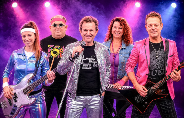 Sind bereit, das «Guggenheim» zu rocken: «Living in the 80s». Bild zvg