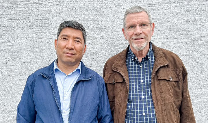 Omid Rezaie (links) und Thomas Kunz haben sich durch das Integrationsprogramm «Salute» kennengelernt. Daraus ist eine tiefe Freundschaft entstanden.
Bild Fiona Findlay Omid Rezaie (links) und Thomas Kunz haben sich durch das Integrationsprogramm «Salute» kennengelernt. Daraus ist eine tiefe Freundschaft entstanden.
Bild Fiona Findlay