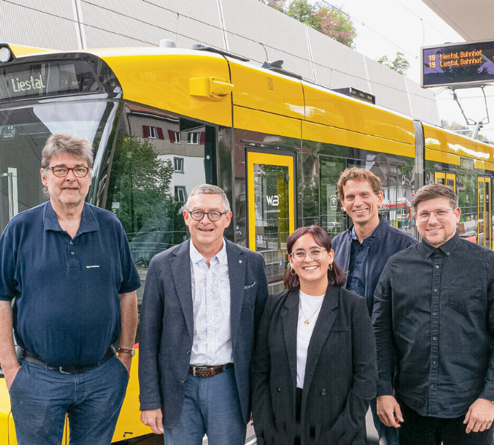Pierre Bayerdörfer, Urs Roth, Rosanna Rossi, Philip Sieber und David Zumbrunn kandidieren (von links).      Bild zvg