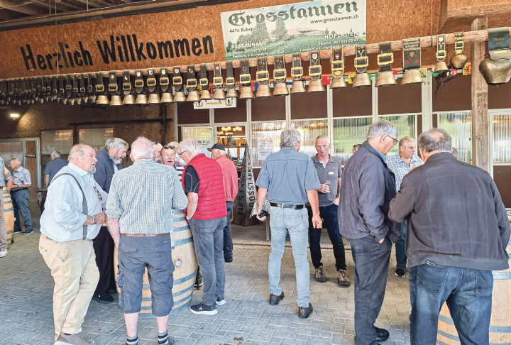 Der gesellige Austausch war ein wichtiger Teil des Treffens.      Bild zvg