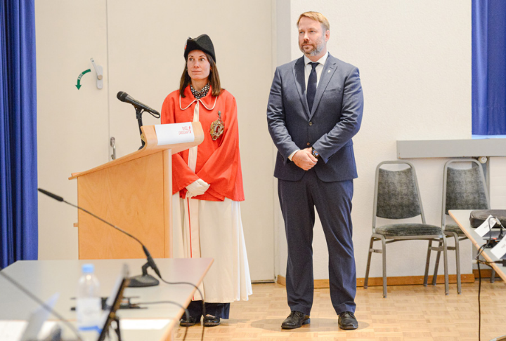 Matthias Liechti (SVP, Rümlingen) tritt nächste Woche sein Amt als Regierungsrat an – bereits gestern wurde er im Landrat angelobt. Bild Pascal Kamber Matthias Liechti (SVP, Rümlingen) tritt nächste Woche sein Amt als Regierungsrat an – bereits gestern wurde er im Landrat angelobt. Bild Pascal Kamber