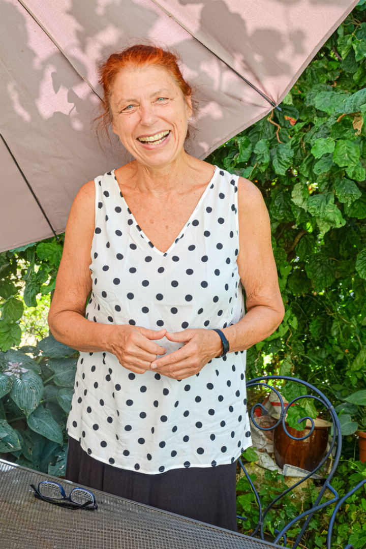 «Noch schöner finde ich es, wenn es mir gelingt, andere in das Reich der inneren Vorstellung mitzunehmen», sagt Denise Racine. Bild Robert Bösiger «Noch schöner finde ich es, wenn es mir gelingt, andere in das Reich der inneren Vorstellung mitzunehmen», sagt Denise Racine. Bild Robert Bösiger