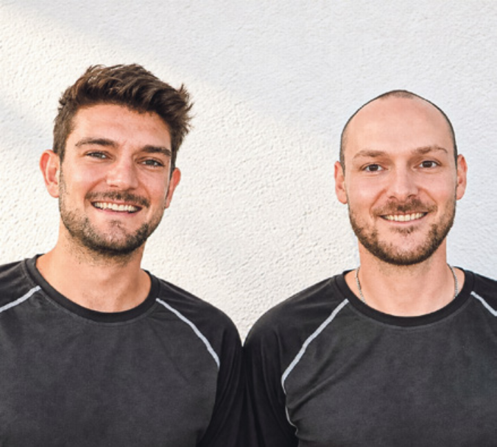 Janic Heinzelmann (rechts) und Yannick Bläuer.      Bild zvg