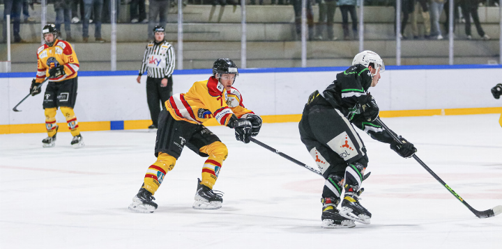 Mit Lion Wirz (links) ist ein ehemaliger ZS-Junior Captain bei Liga-Konkurrent EHC Rheinfelden. Bild Sebastian Wirz