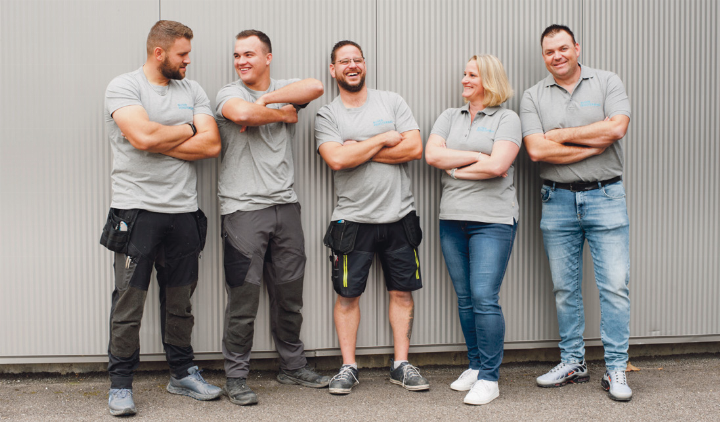 Das Team von Buser Fensterbau setzt auf langjährige Erfahrung. Bild zvg