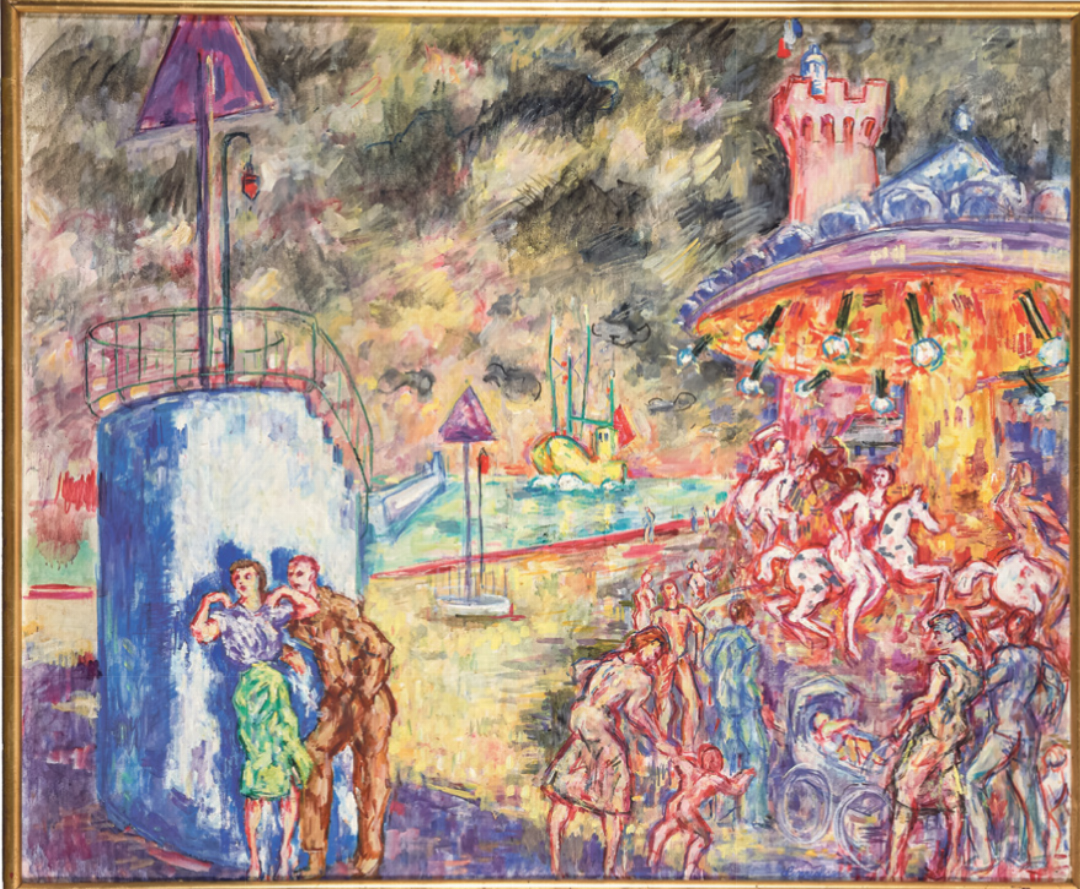 «Un soir au port aux Sables d’Olonne», 1957 oder früher. «Un soir au port aux Sables d’Olonne», 1957 oder früher.
