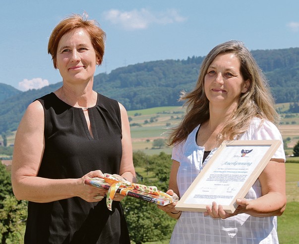 Wenslinger Naturschutzpreis geht an Lehrerin Ursula Mauderli  - Das Bild wird blockiert. – Möglicherweise durch einen aktiven Adblocker.