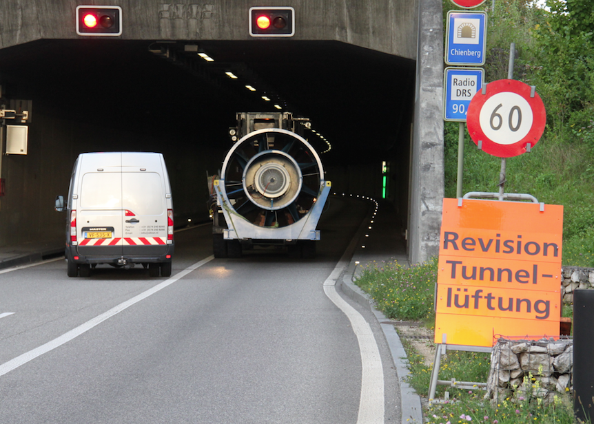 Lüftungs-Revision im Chienbergtunnel abgeschlossen - Das Bild wird blockiert. – Möglicherweise durch einen aktiven Adblocker.