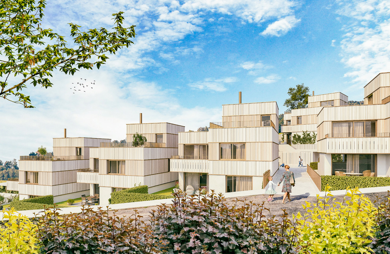 «Im Baumgarten» entstehen neun Einfamilienhäuser