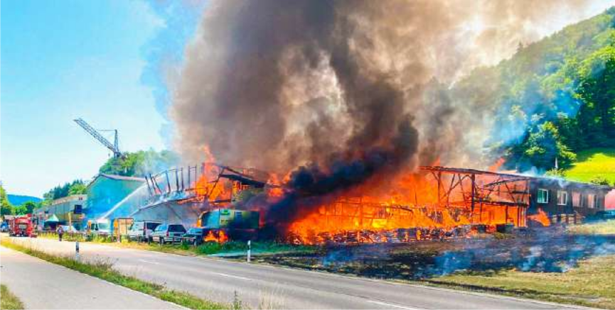 Grossbrand hinterlässt Schrecken